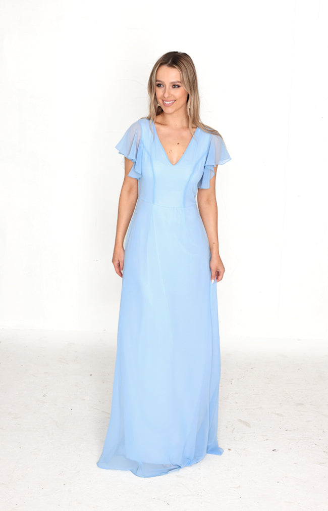 Maye Gown - Cashmere Blue Maye Gown - Cashmere Blue