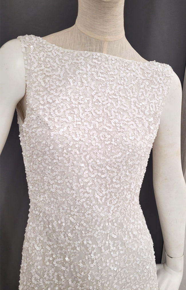 Bailey Hand Beaded Mini Dress - Ivory