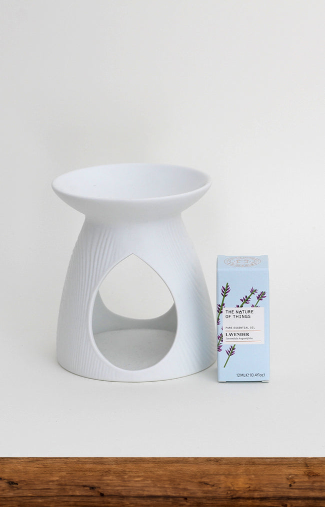 Essential Oil and Burner Set - Lavender