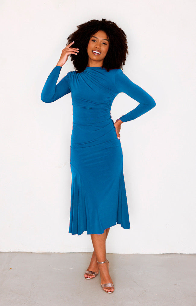 Lucia Midi Dress - Teal
