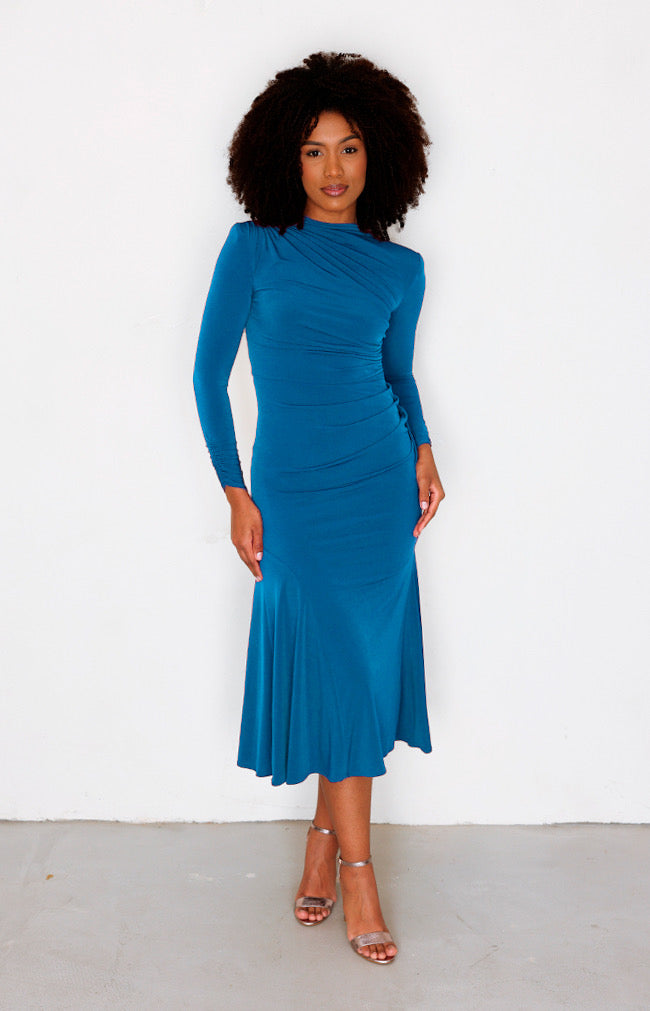Lucia Midi Dress - Teal