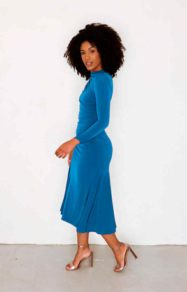 Lucia Midi Dress - Teal
