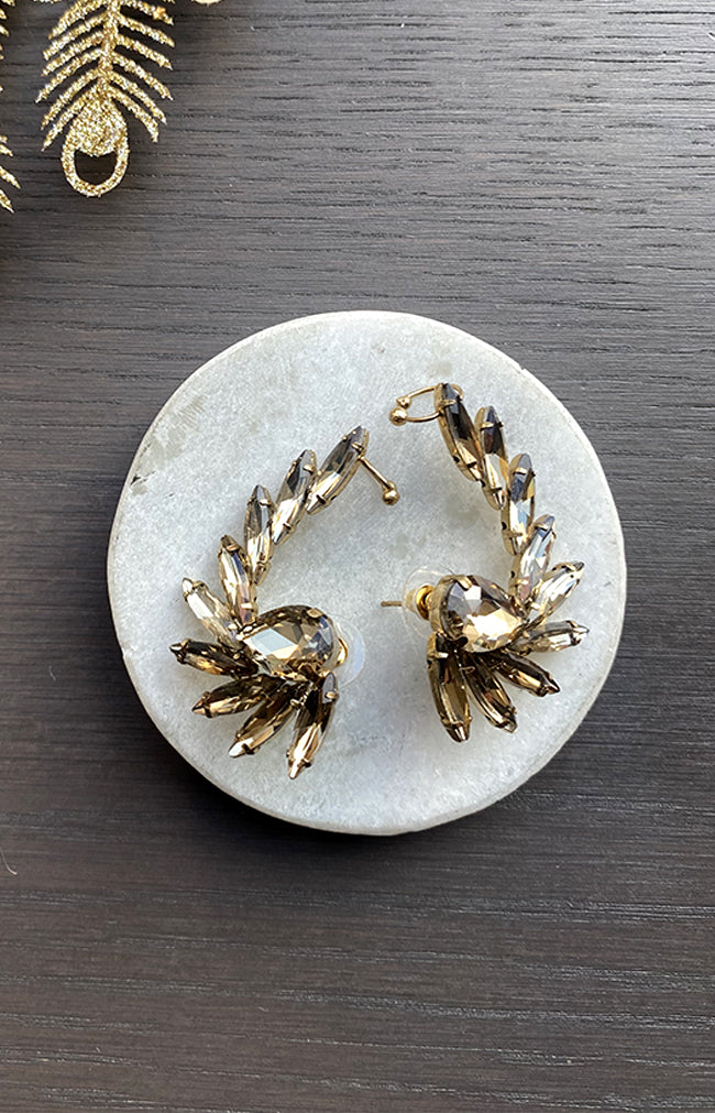 Bonnie Cuff Earrings - Bronze