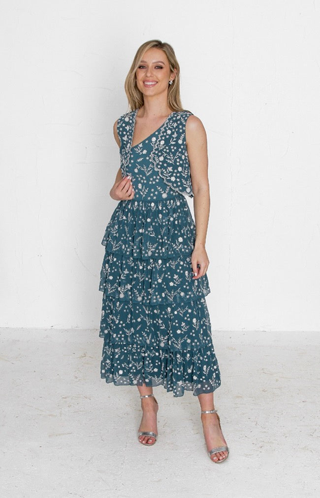 Rebecca Dress - Teal