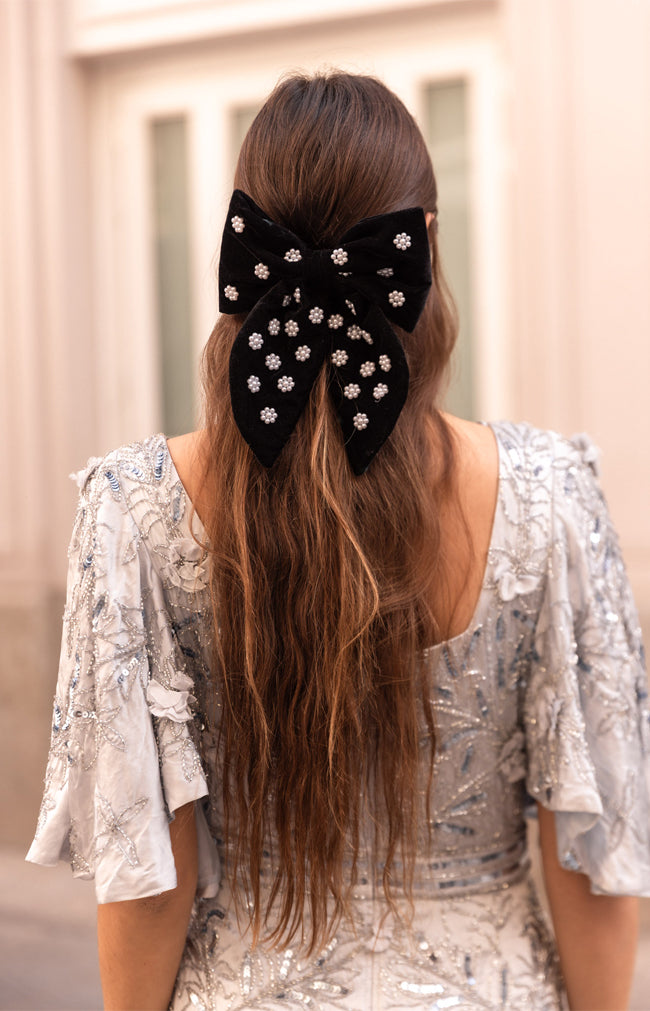 Cate Bow - Black/Ivory