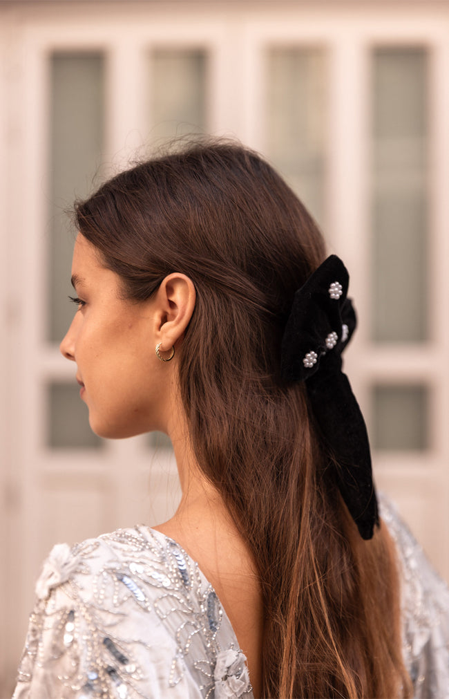 Cate Bow - Black/Ivory