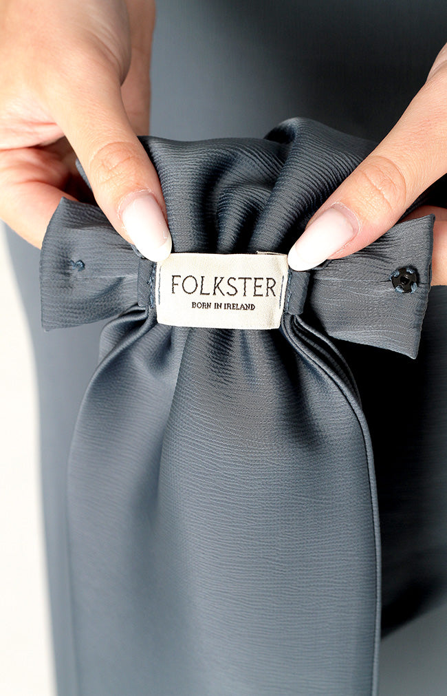 Edwina Satin Gown - Petrol