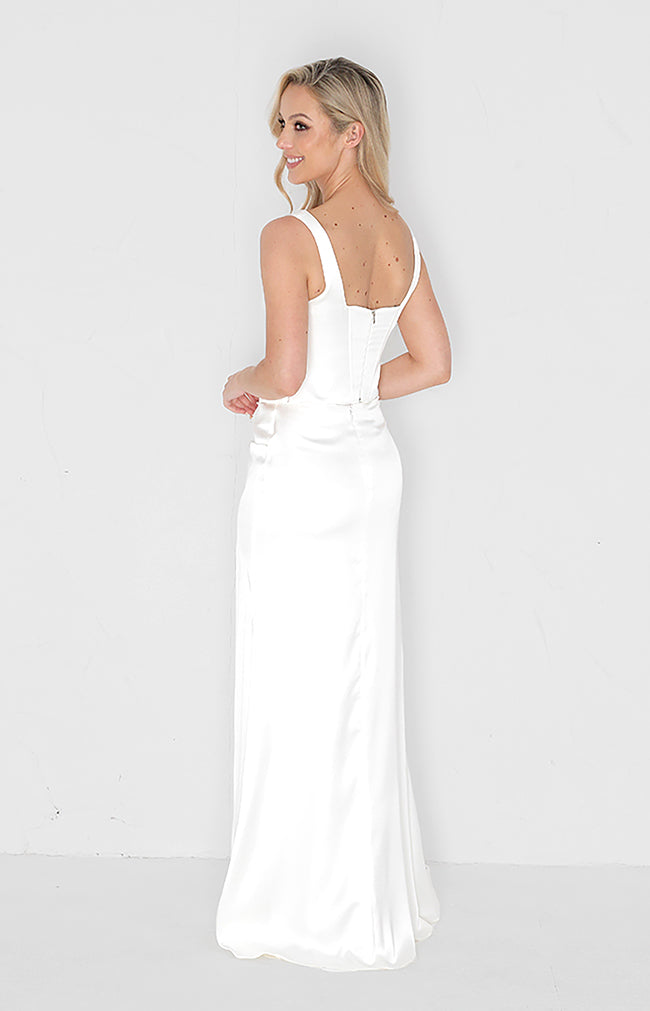 Harlow Corset Top - Ivory