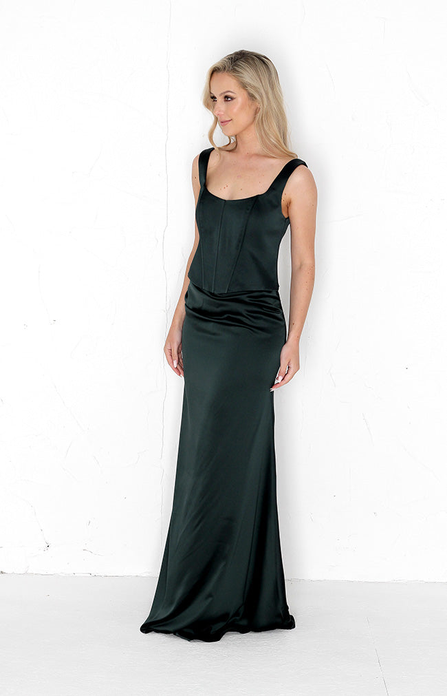 Harlow Skirt - Forest Green