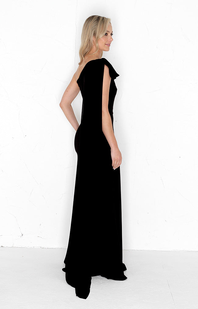 Detachable Chiffon Bow - Black