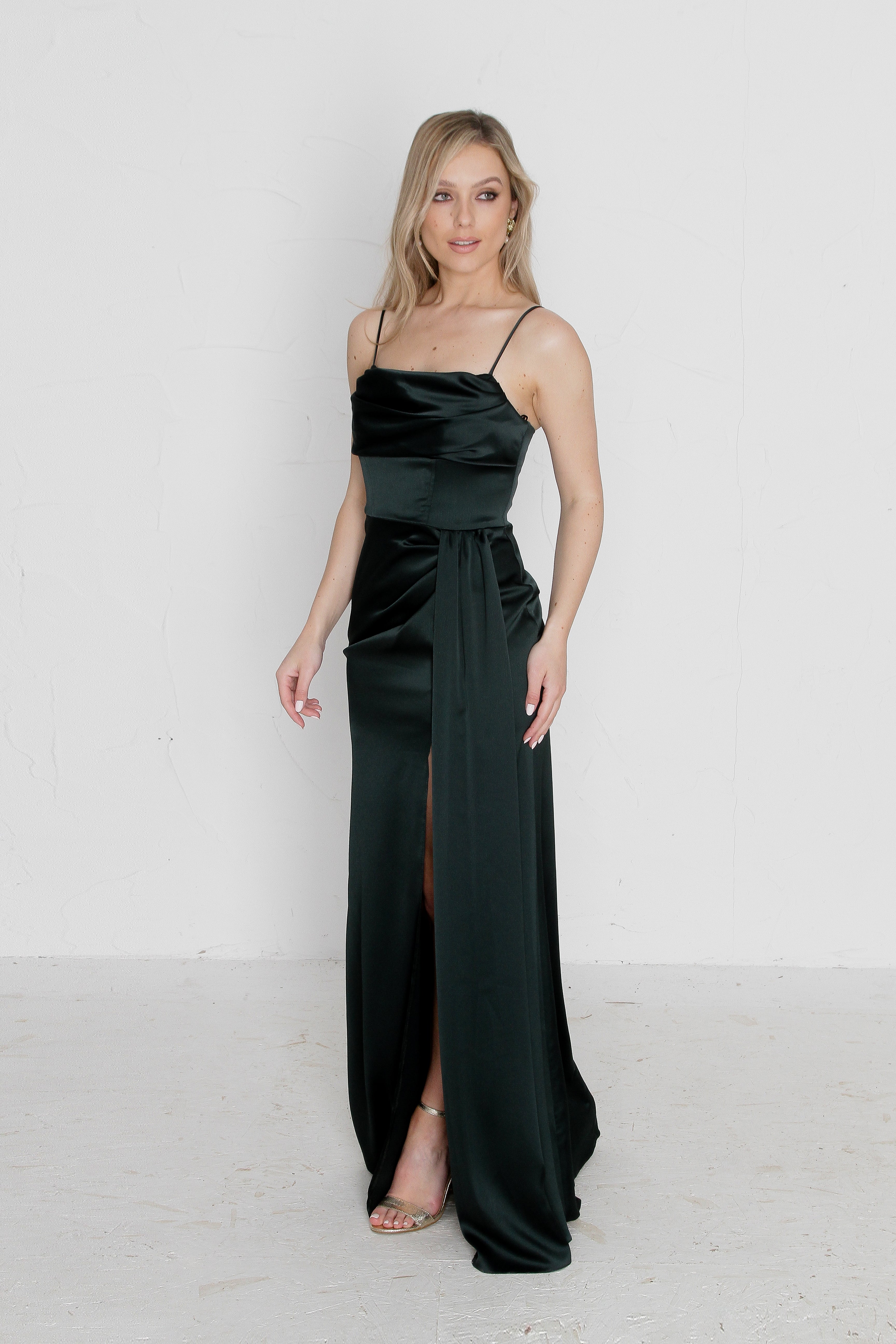 Camila Gown - Forest Green
