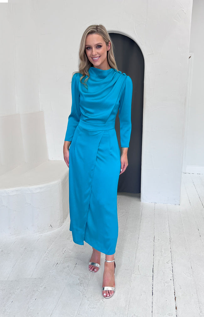 Jade Dress - Turquoise
