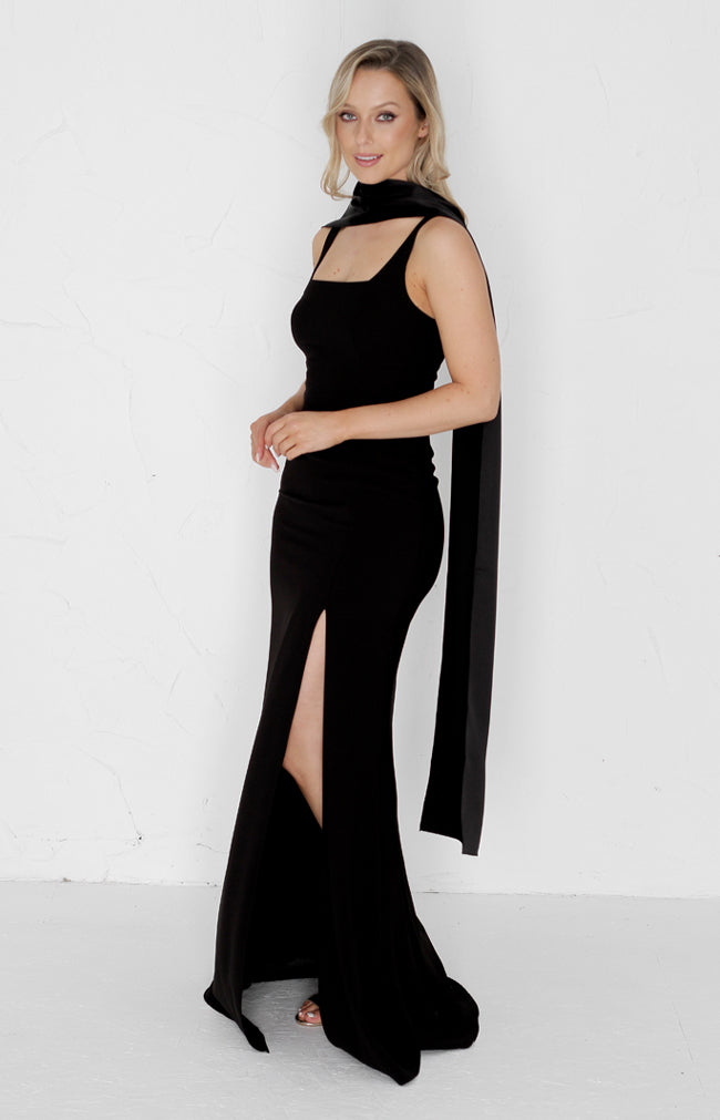 Chiffon Shawl - Black