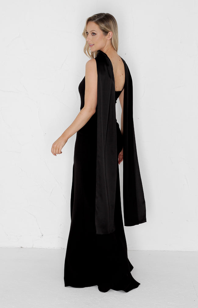 Chiffon Shawl - Black