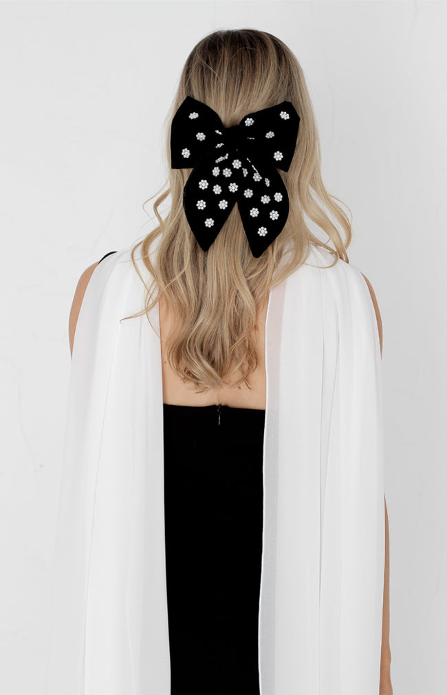 Cate Bow - Black/Ivory