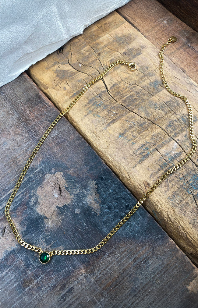 Alana Necklace - Green