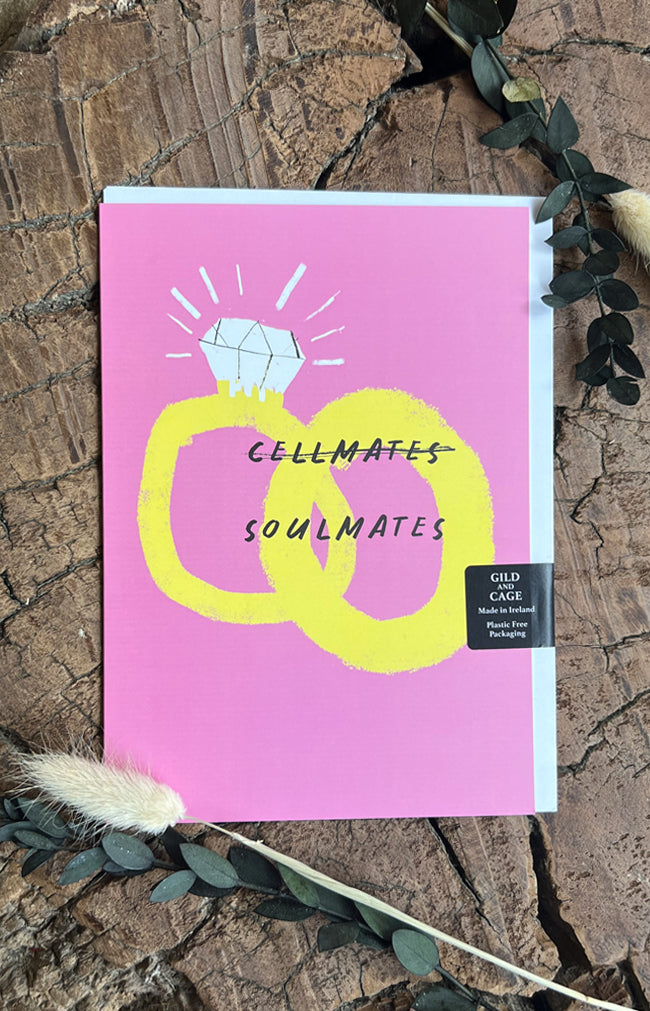 Cellmates, Soulmates Greeting Card