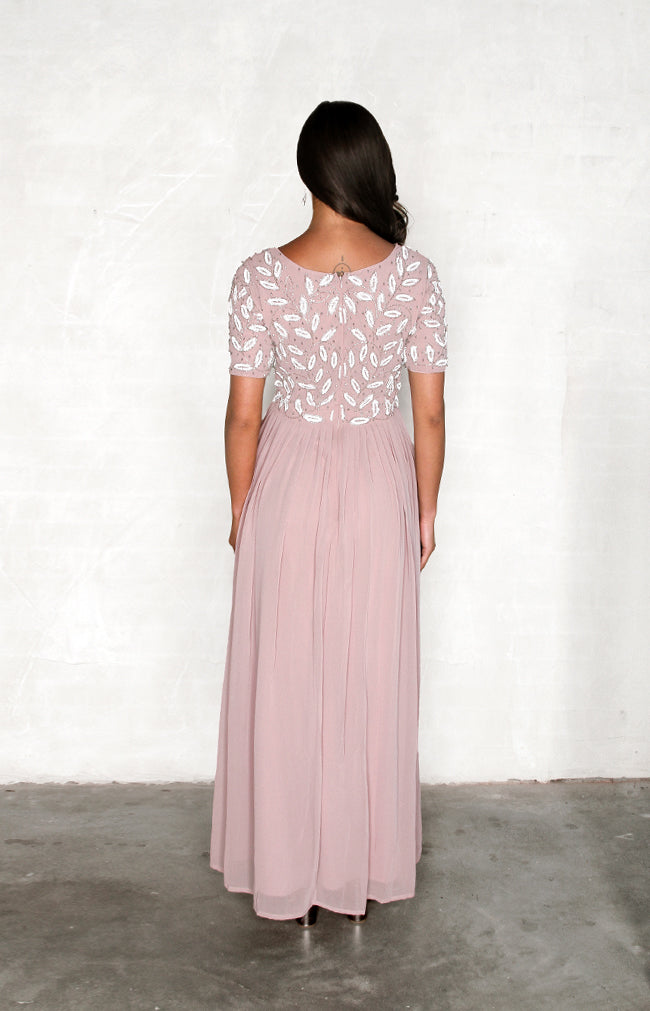 Leandra Gown - Dusty Rose