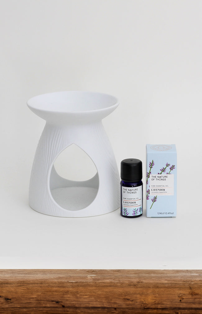 Essential Oil and Burner Set - Lavender