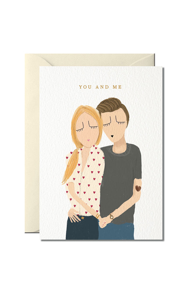 You and Me - Greeting Card