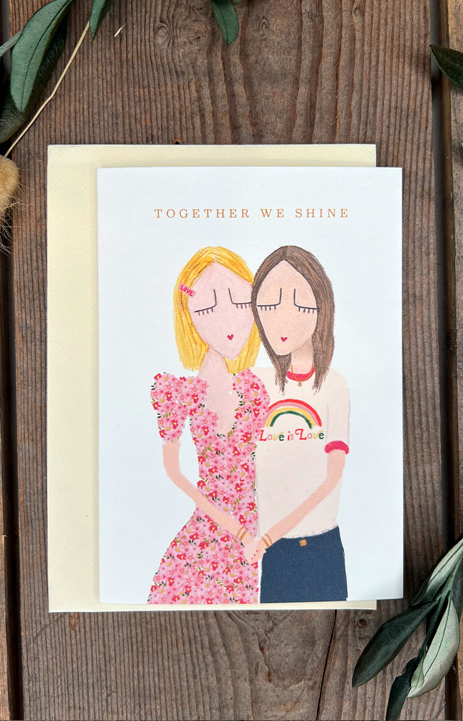 Together We Shine - Greeting Card