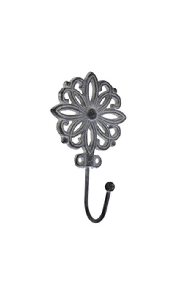 Dahlia hook - antique grey