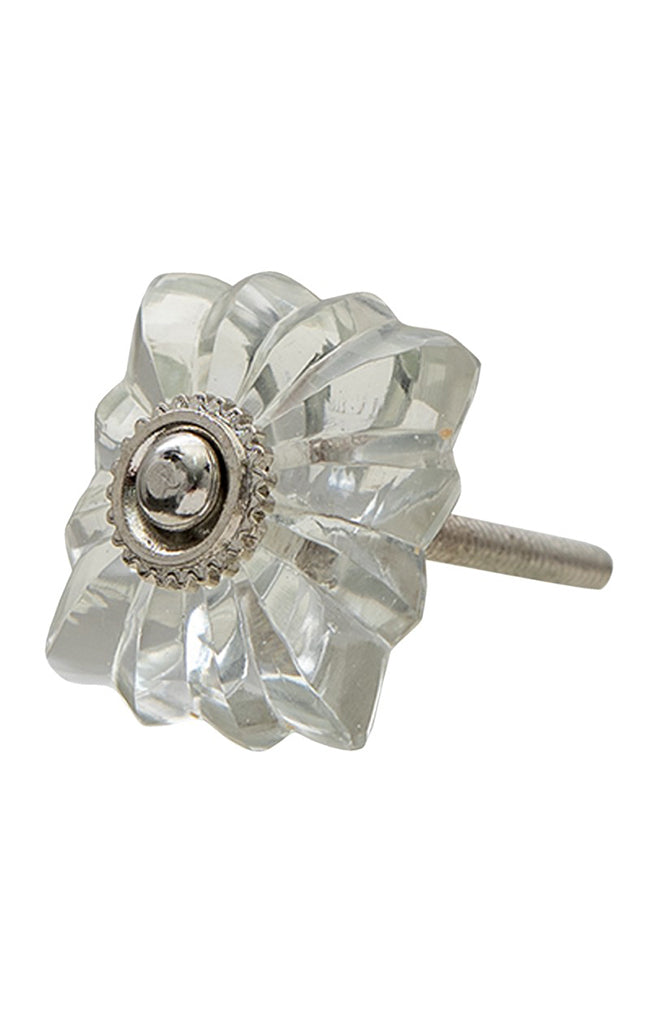 Transparent Square Patterned Knob