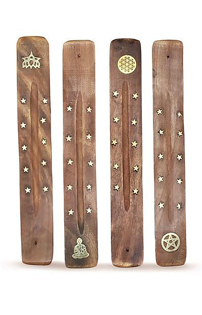 Incense Burner w/ Brass Inlay