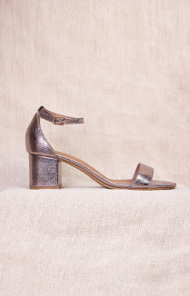 Iris Heels - Pewter