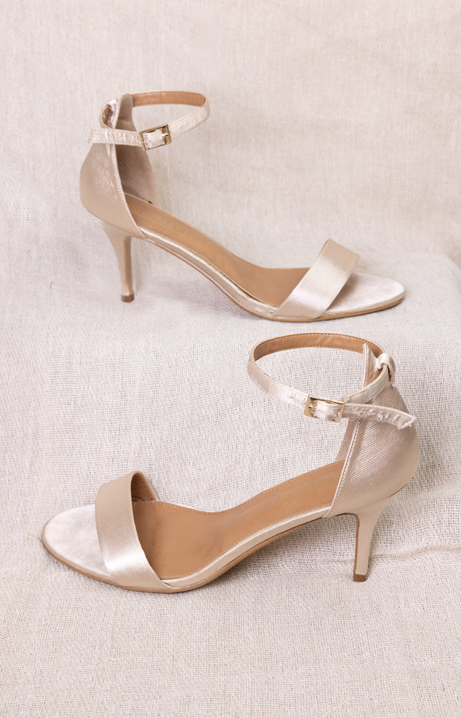 Cassie Heels - Antique Gold