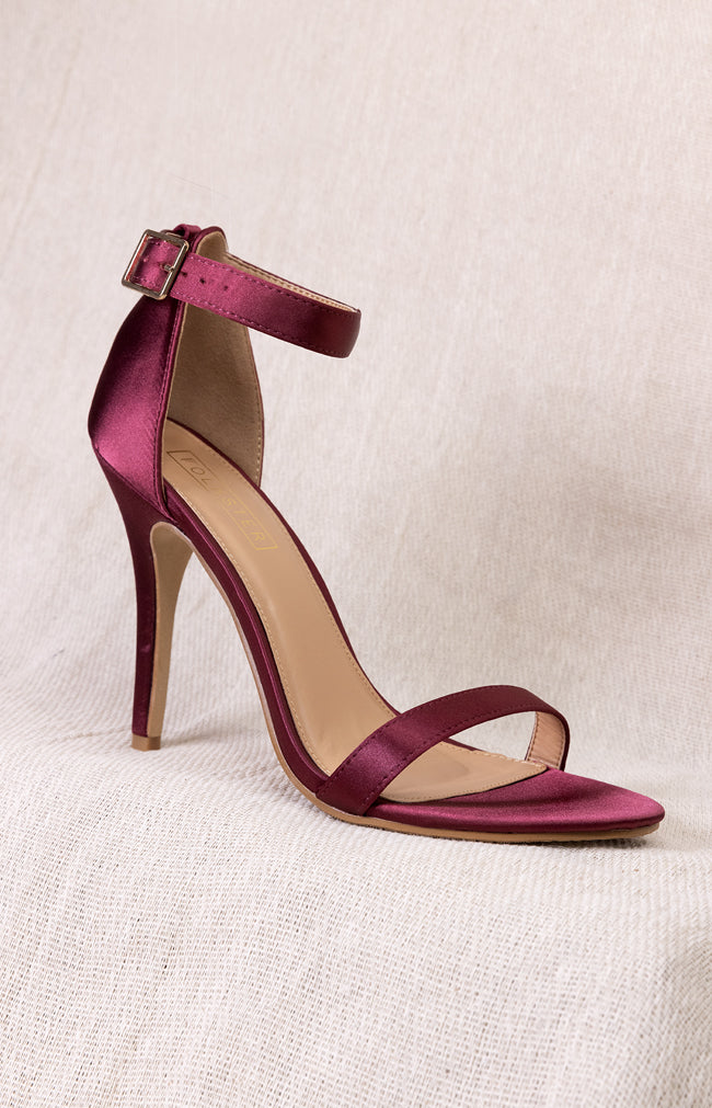 Albi Heels - Burgundy