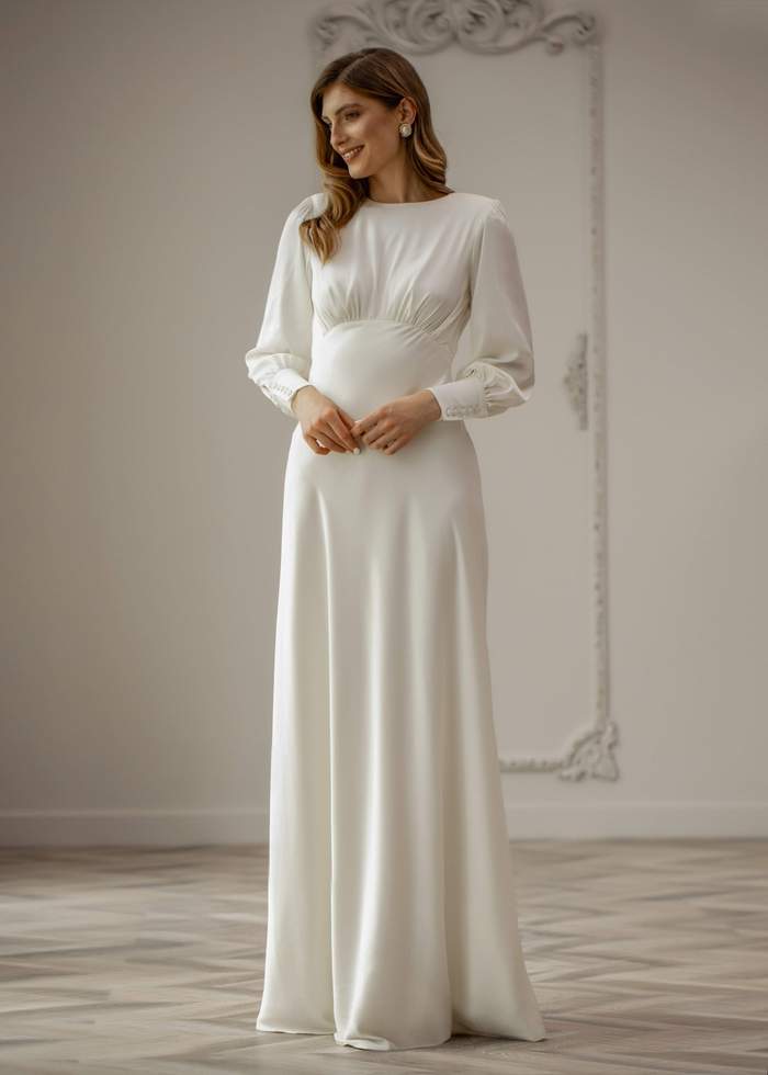 pale pink maxi bridesmaid dress Maiah Light Pink Maxi Dress - US 10