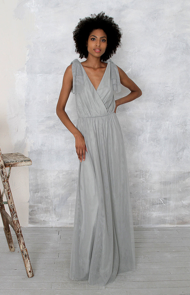 Danya Tulle Gown - Sage Green