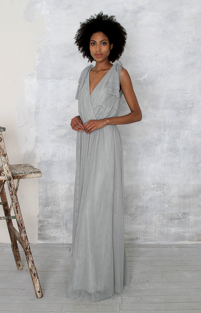 Danya Tulle Gown - Sage Green