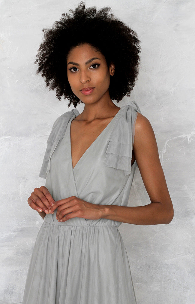 Danya Tulle Gown - Sage Green