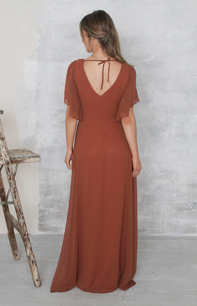 Adeline Gown - Rust