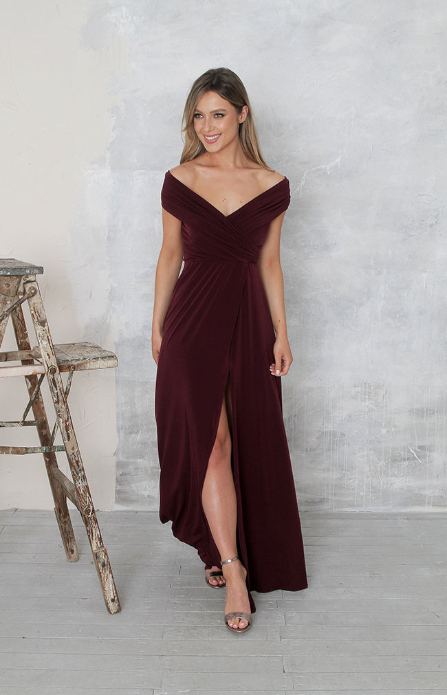 Yvette Gown - Plum