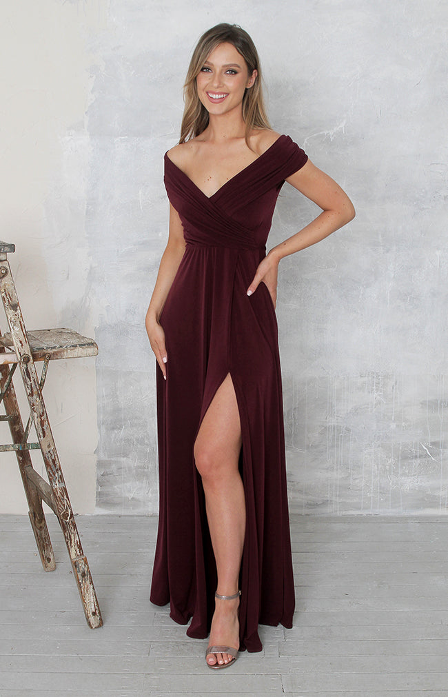 Yvette Gown - Plum