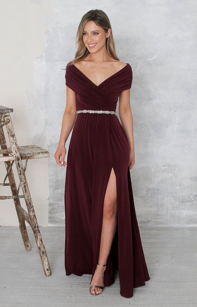 Yvette Gown - Plum