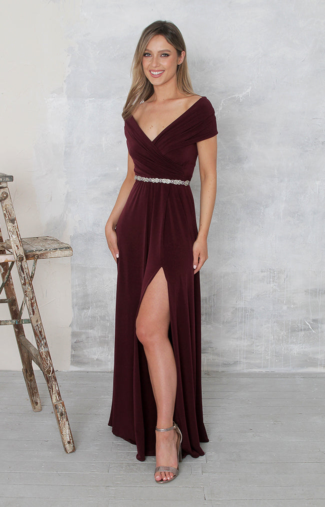 Yvette Gown - Plum