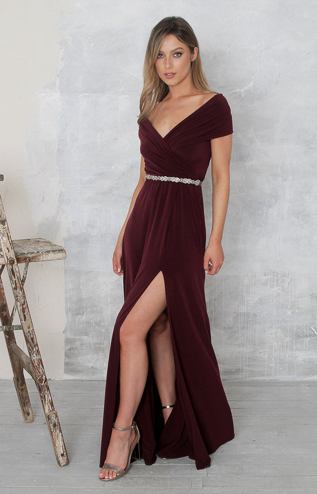 Yvette Gown - Plum