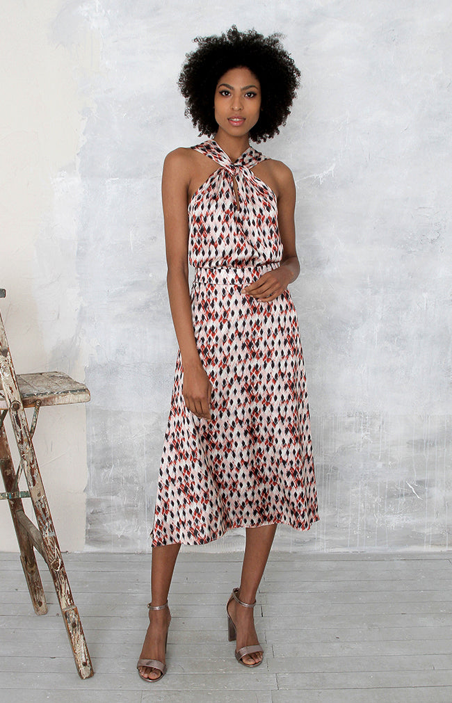 Juniper Printed Skirt - Rust