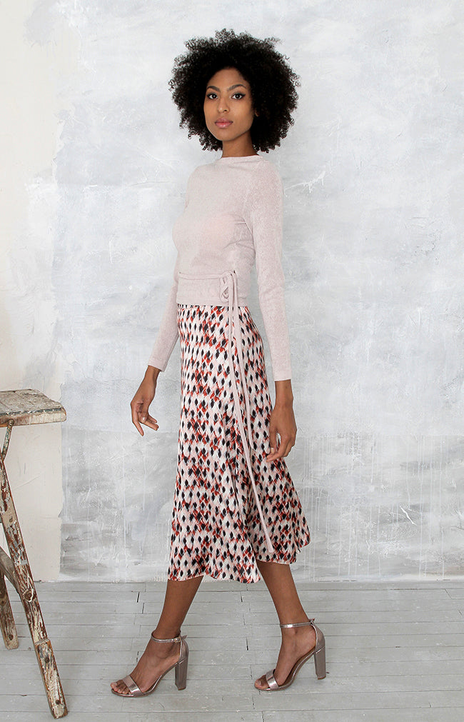 Juniper Printed Skirt - Rust