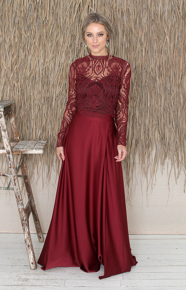 Cece Top - Burgundy