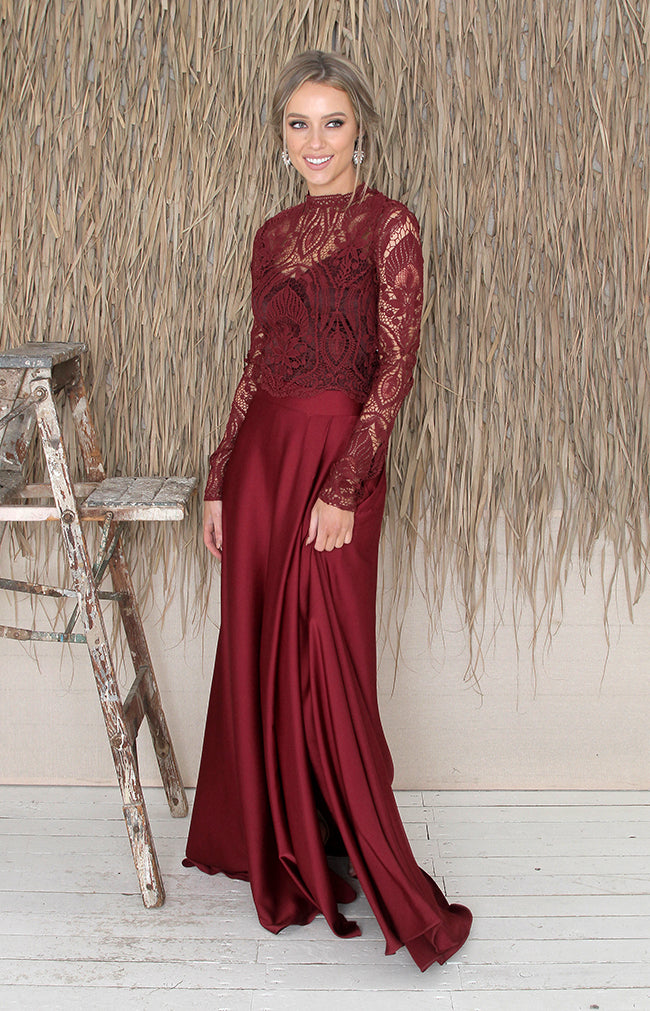 Cece Top - Burgundy