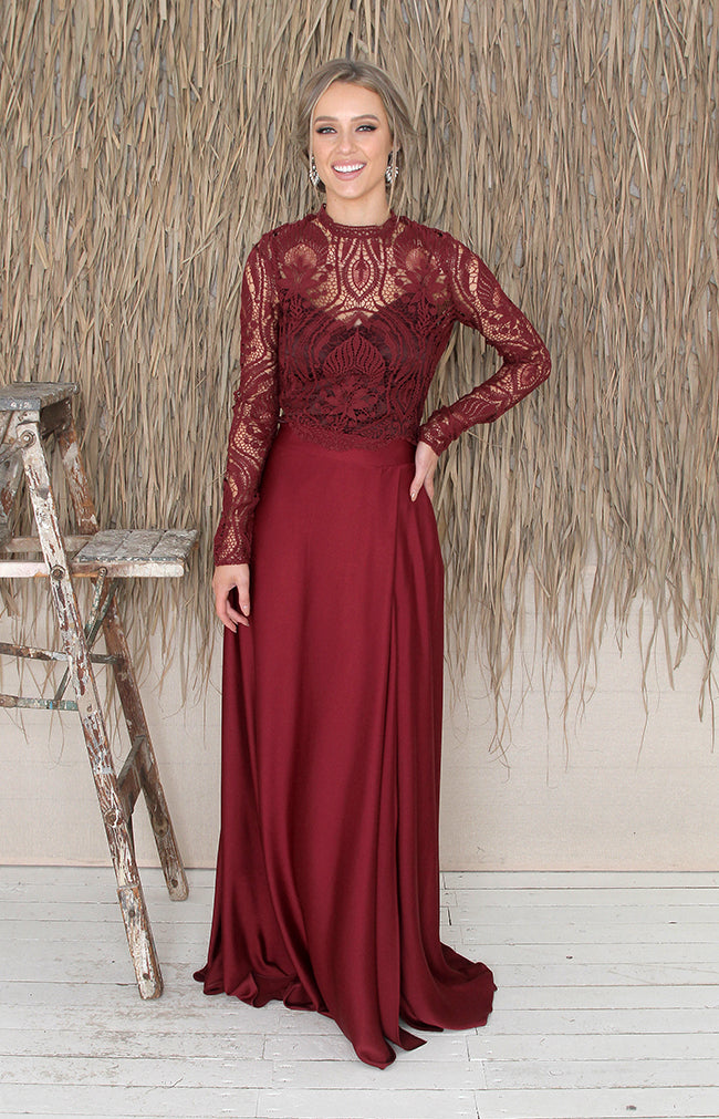 Cece Top - Burgundy