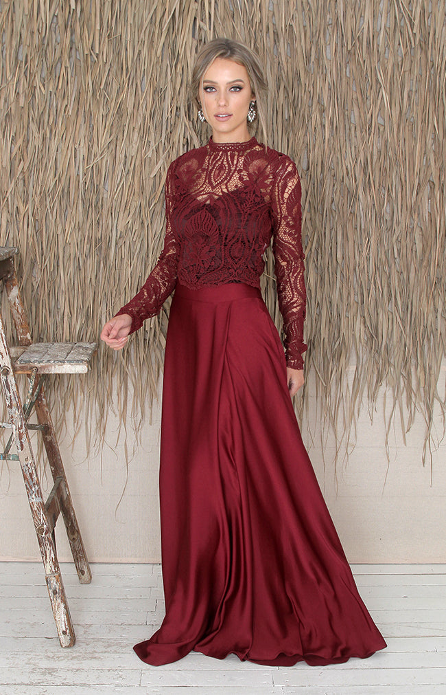 Cece Top - Burgundy