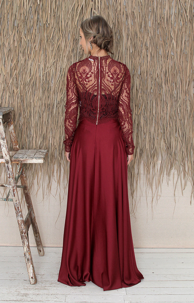 Cece Top - Burgundy