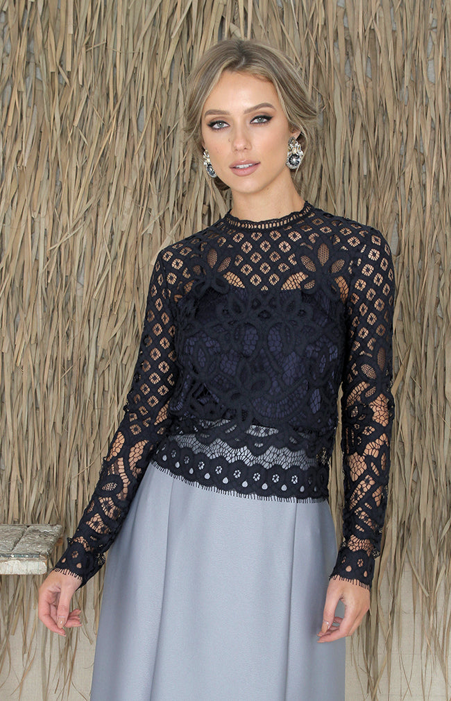 Siofra Top - Navy