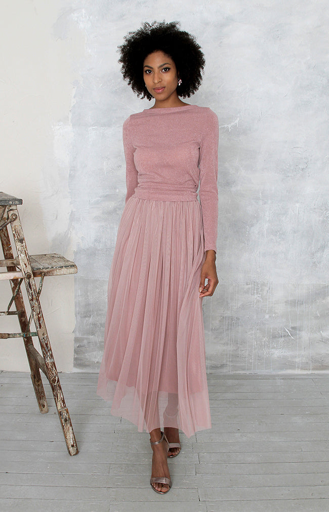 Cassia Top - Dusty Rose